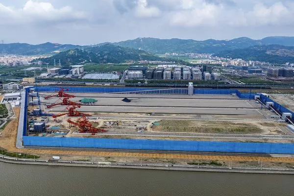 Yueqing Bay Wharf Project in Wenzhou City, Zhejiang Province